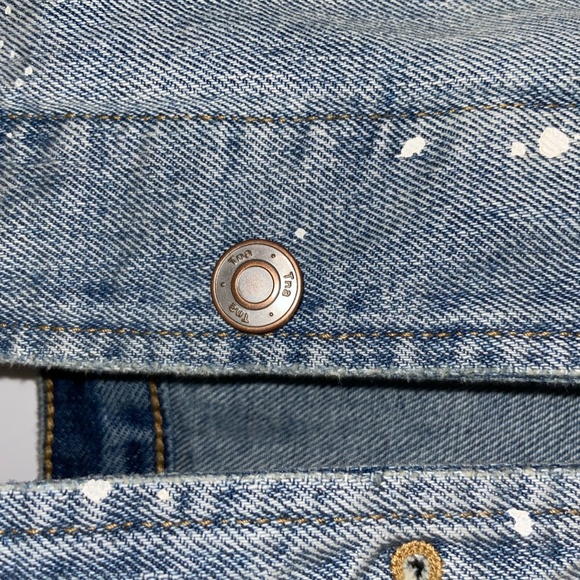 TNA Yamashita Paint Splatter Denim Jacket - Picture 3 of 7